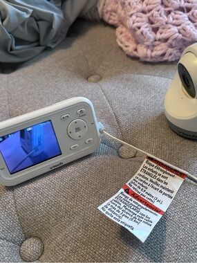 VTech White Portable Baby Monitor with Color Screen